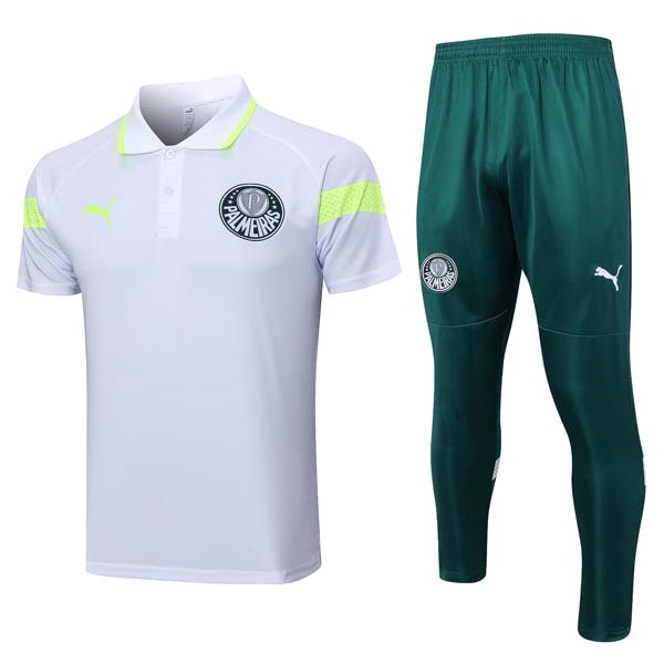 Polo Palmeiras Set Completo 2023-2024 Bianco Verde